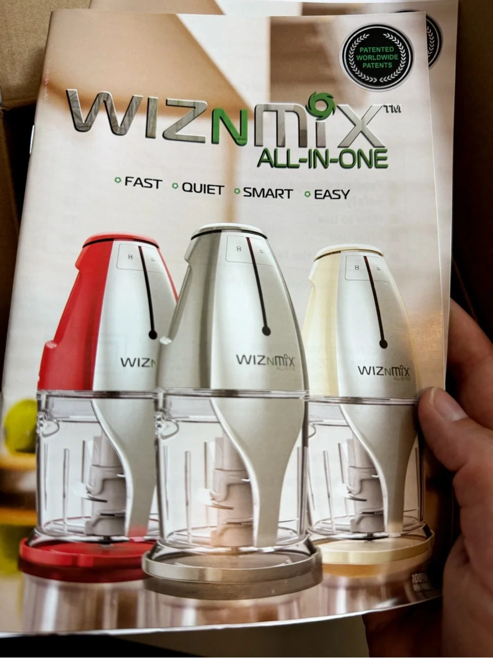 Salton | WizNMix All in One Food Processor Blender Juicer Mixer Grinder Shredder